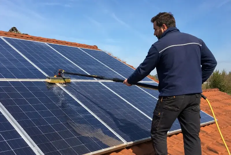 Nettoyage et entretien de panneaux solaires à Gurs
