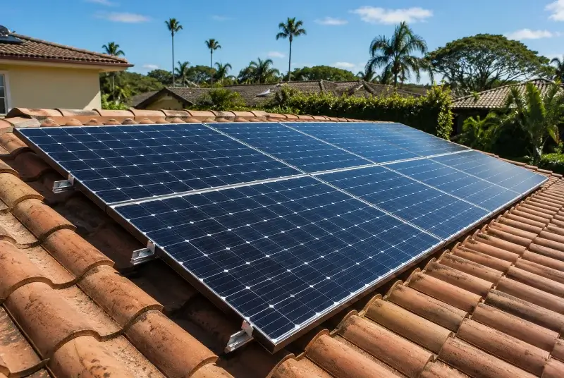 Installation de panneaux solaires à Gurs